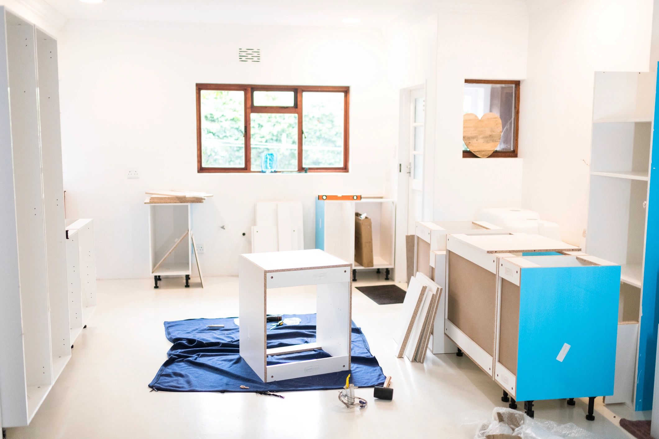 Custom cabinetry installation representing premium garage storage design
