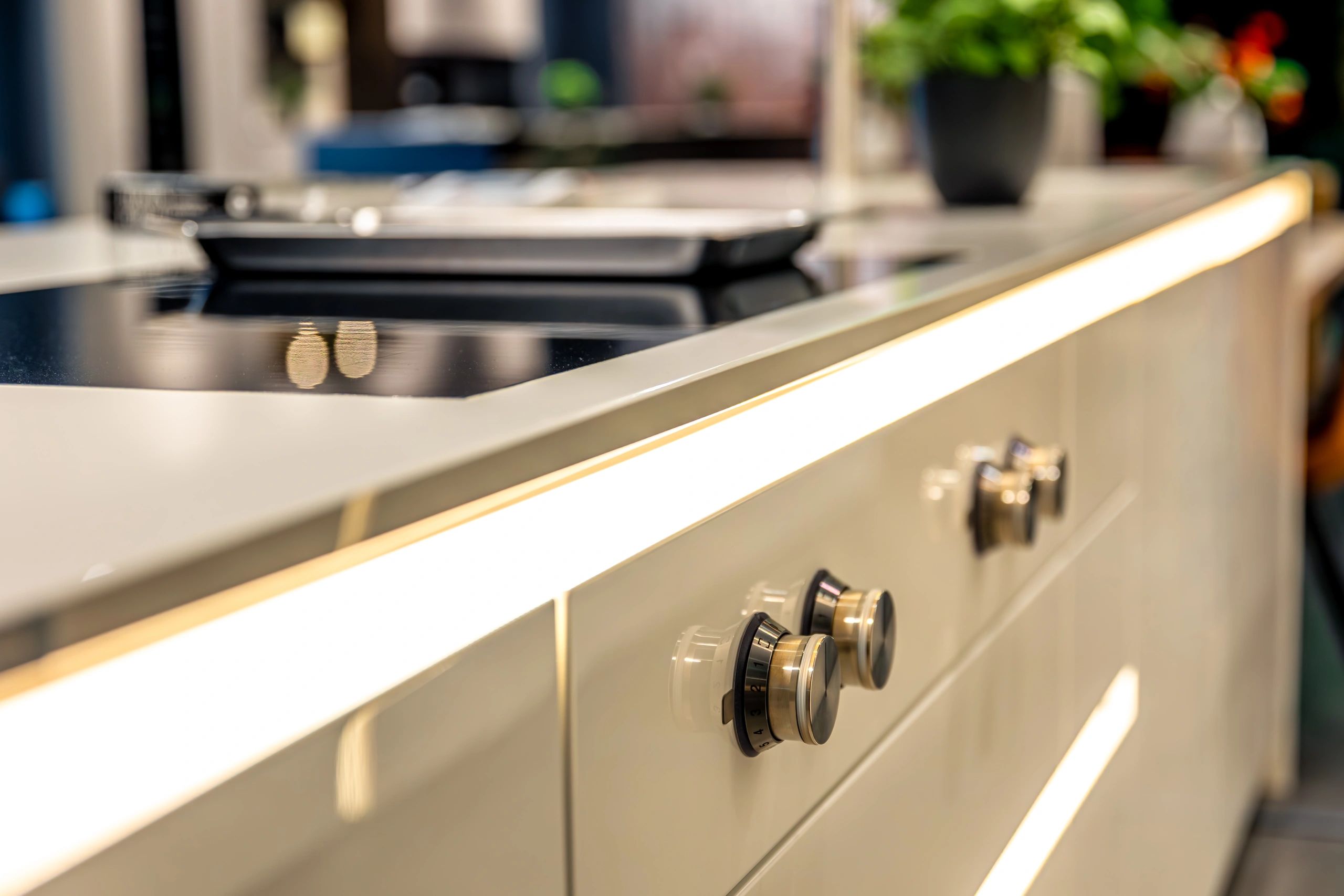 Luxury built-in cabinetry with premium finishes